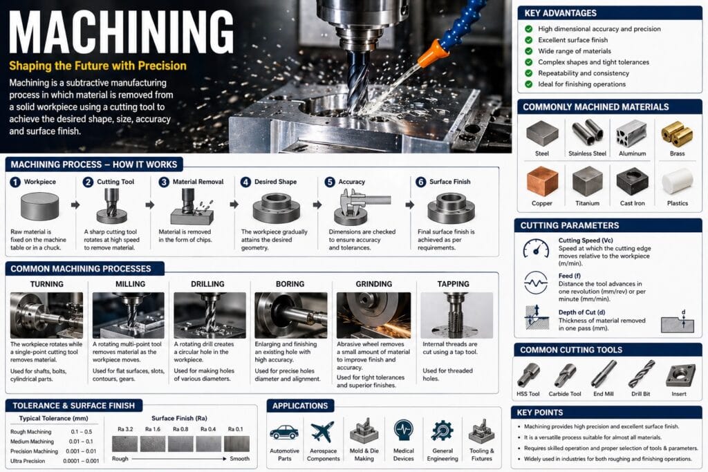casting vs forging vs machining comparison manufacturing processes diagram